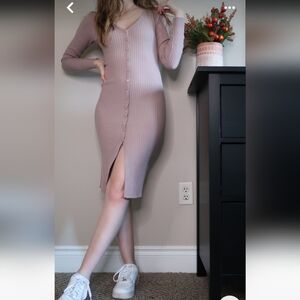 Babaton bodycon knit dress